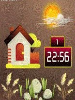 game pic for farm house clock